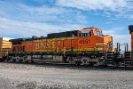 BNSF 4551 trails on an eastbound manifest